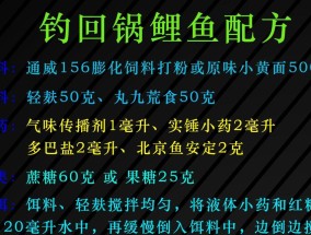 钓鱼回锅鱼技巧教程（享受美味的回锅鱼，鱼儿回归烹饪的极致体验）