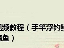 钓鲢鳙浮漂调漂方法与技巧（掌握调漂技巧，提升钓鲢鳙成功率）