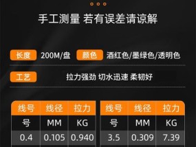 钓鱼技巧（如何选择长度提升钓鱼成功率）