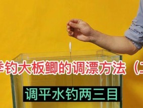 钓鱼技巧（提高钓鱼成功率的技术要点）