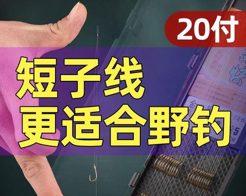短子线钓鱼技巧有哪些？如何提高短子线钓鱼的成功率？  第1张